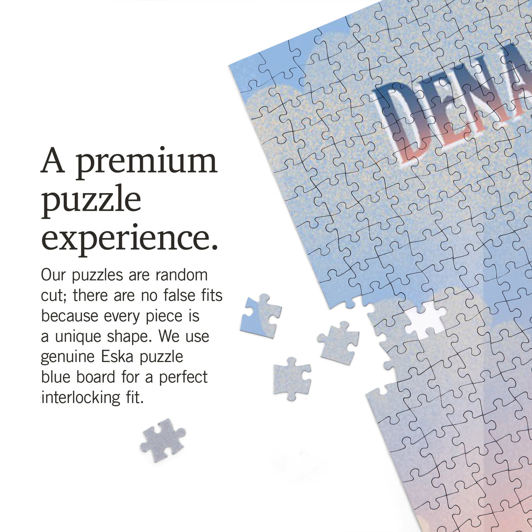 Denali, Alaska, Lithograph Wildlife Series, Grizzly Bear, 1000 Piece Jigsaw Puzzle