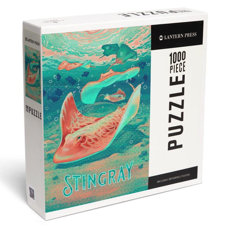 Fluid Linework, Stingray, Jigsaw Puzzle