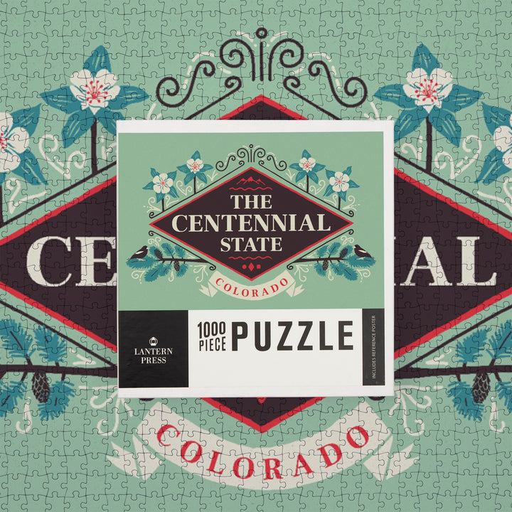 Colorado, State Motto Crest, State Series, Jigsaw Puzzle