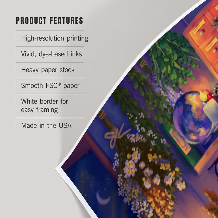 Oil Painting, Midnight Apothecary, Art & Giclee Prints
