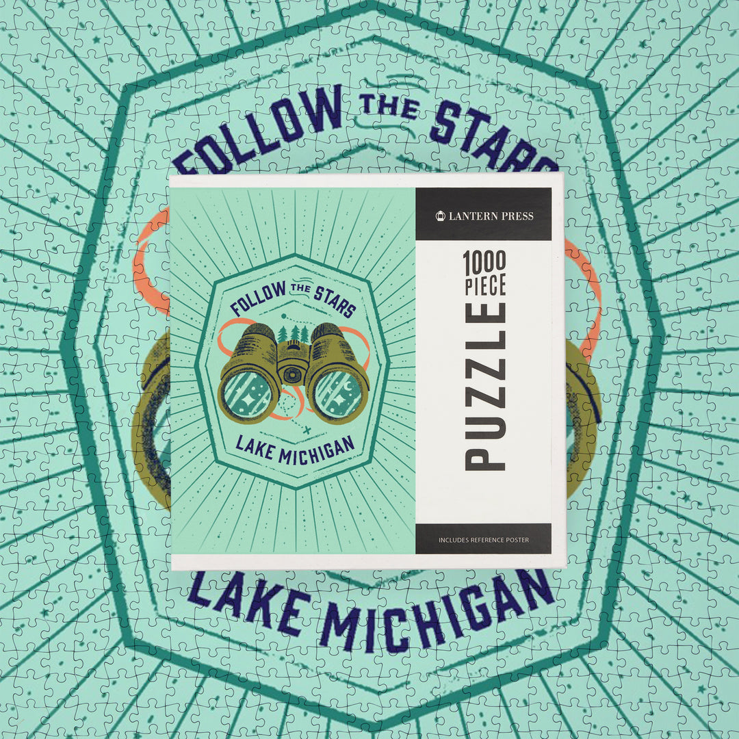 Lake Michigan, Lake Life Series, Follow The Stars, 1000 Piece Jigsaw Puzzle