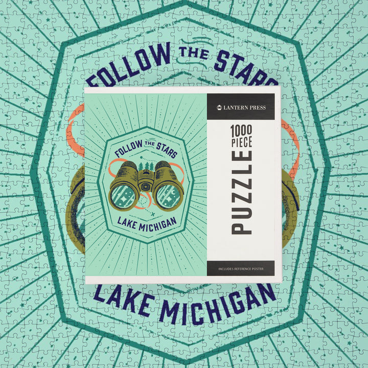 Lake Michigan, Lake Life Series, Follow The Stars, 1000 Piece Jigsaw Puzzle