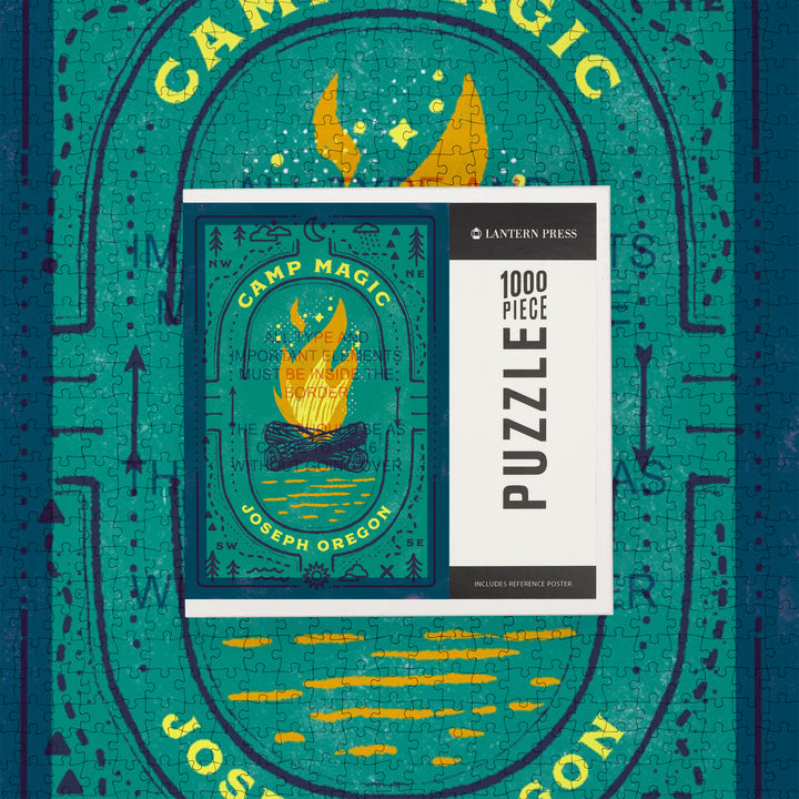 Joseph, Oregon, Lake Life Series, Camp Magic, 1000 Piece Jigsaw Puzzle