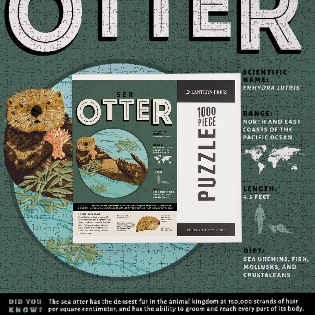 Sea Otter, Facts About, Jigsaw Puzzle