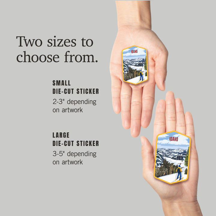 Idaho, Painterly, Enjoy The View, Vinyl Sticker