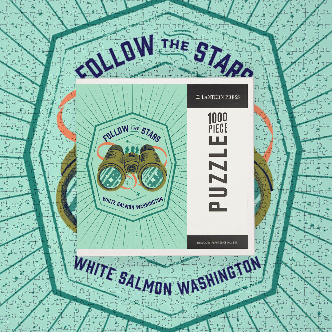 White Salmon, Washington, Lake Life Series, Follow The Stars, 1000 Piece Jigsaw Puzzle