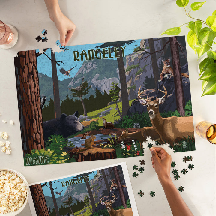 Rangeley, Maine, Wildlife Utopia, Jigsaw Puzzle