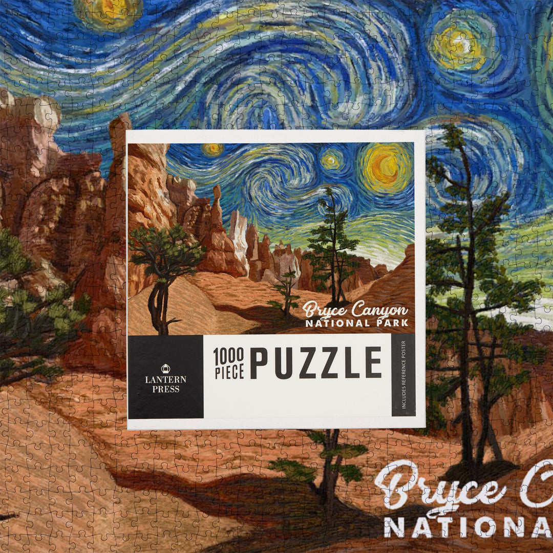 Bryce Canyon National Park, Starry Night National Park Series, Jigsaw Puzzle