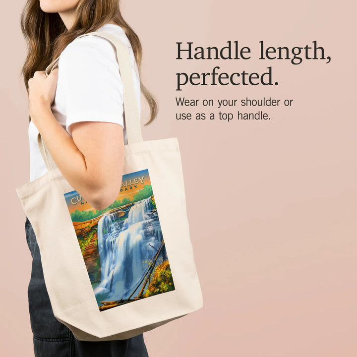 Cuyahoga Valley National Park, Ohio, Oil Painting, Tote Bag