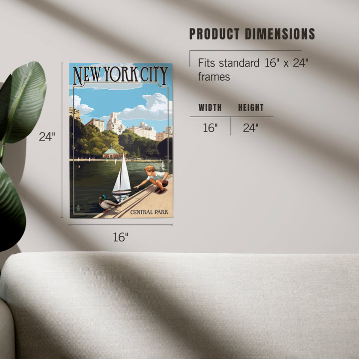 New York City, New York, Central Park, Art & Giclee Prints