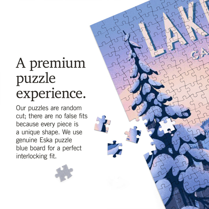Lake Louise, Canada, Ski for Miles, Skiing, Jigsaw Puzzle