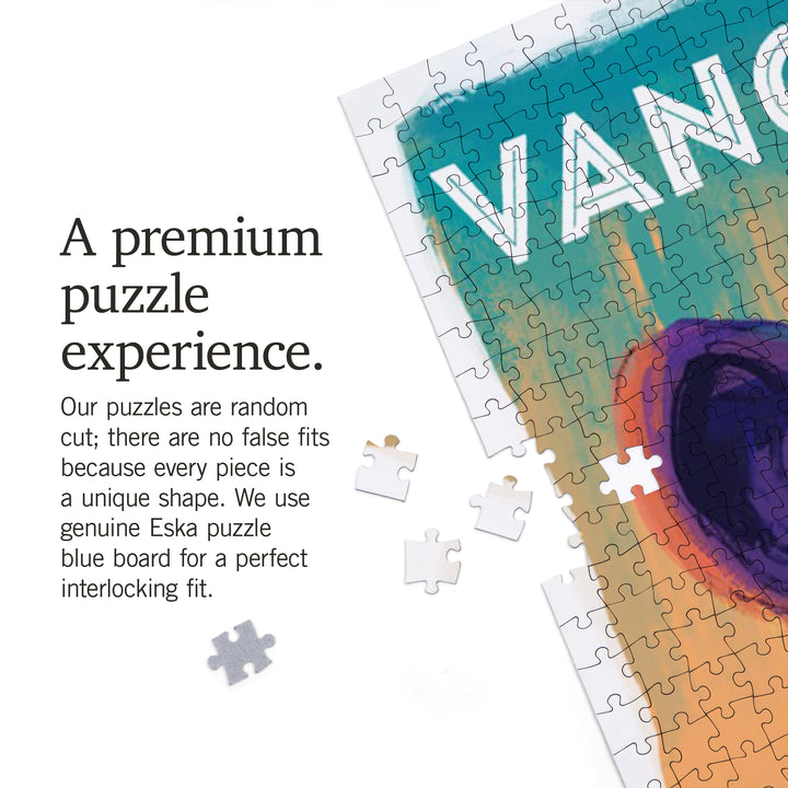 Vancouver, Canada, Black Bear, Vivid, 1000 Piece Jigsaw Puzzle