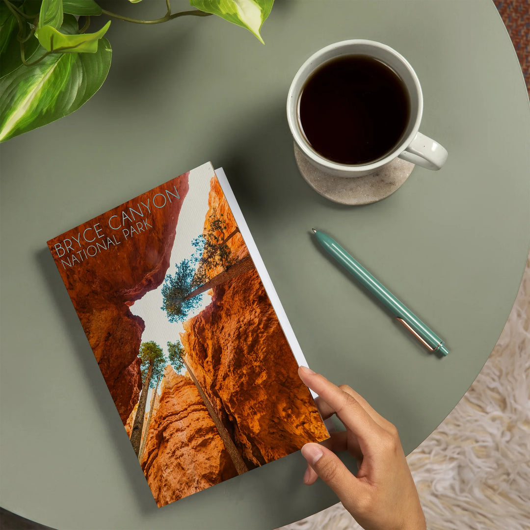 Lined 6x9 Journal, Bryce Canyon National Park, Utah, Navajo Loop Trail, Lay Flat, 193 Pages, FSC paper