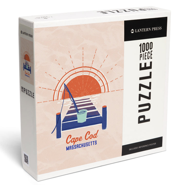 Cape Cod, Massachusetts, Dockside Series, Dock, 1000 Piece Jigsaw Puzzle