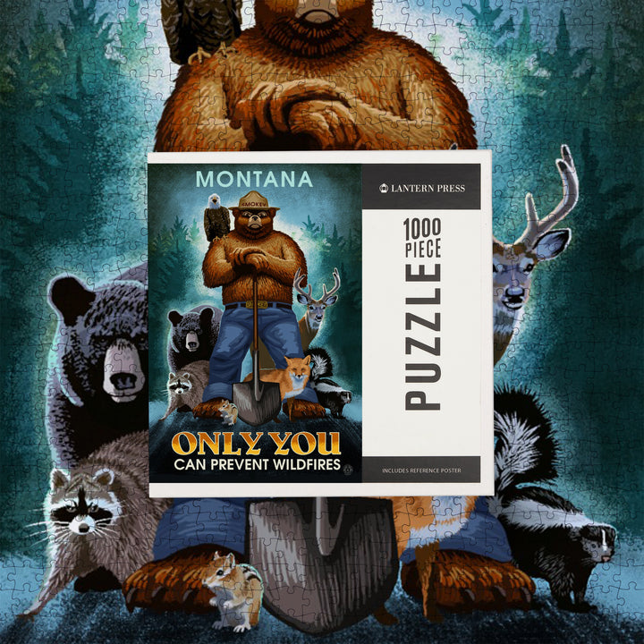 Montana, Smokey Bear, Only You Can Prevent Wildfires, Officially Licensed, Jigsaw Puzzle