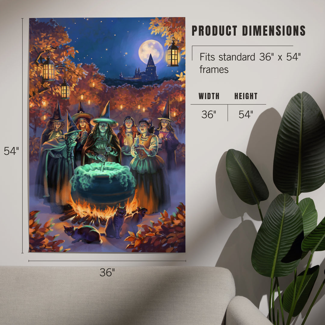 Oil Painting, Witch's Gathering, Art & Giclee Prints
