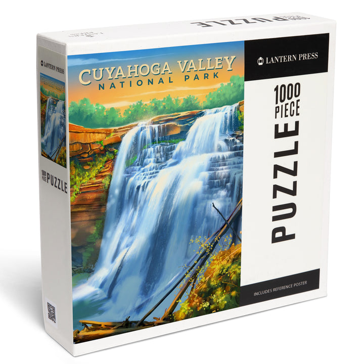 Cuyahoga Valley National Park, Ohio, Oil Painting, Jigsaw Puzzle