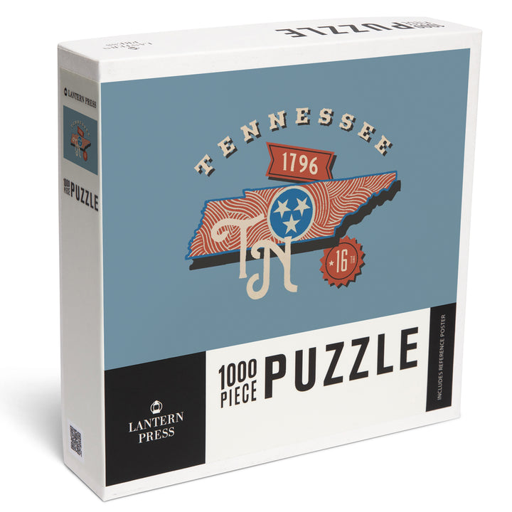 Tennessee, Statehood, State Series, Jigsaw Puzzle