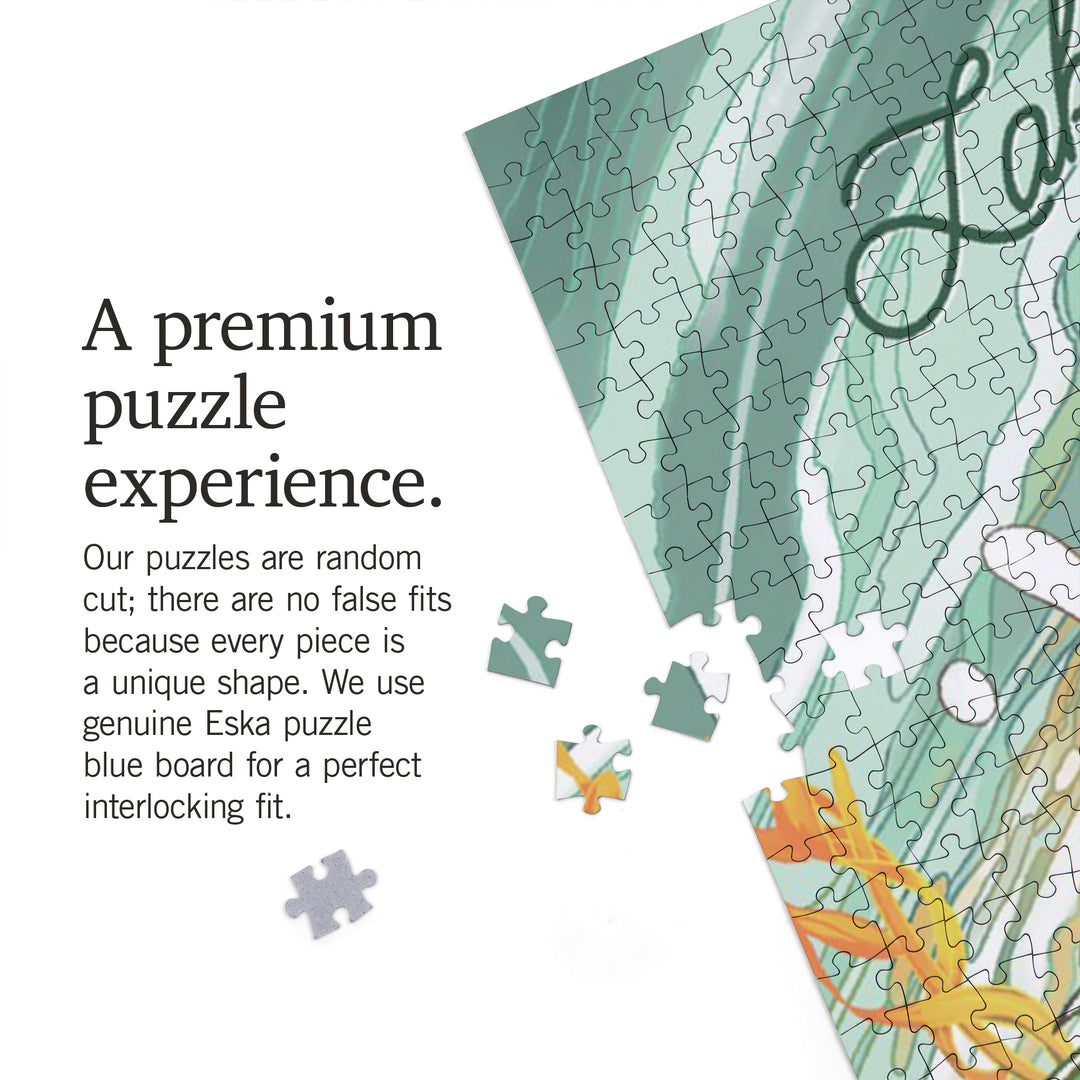 Lake of the Woods, Minnesota, Fish All Day, Bass, 1000 Piece Jigsaw Puzzle