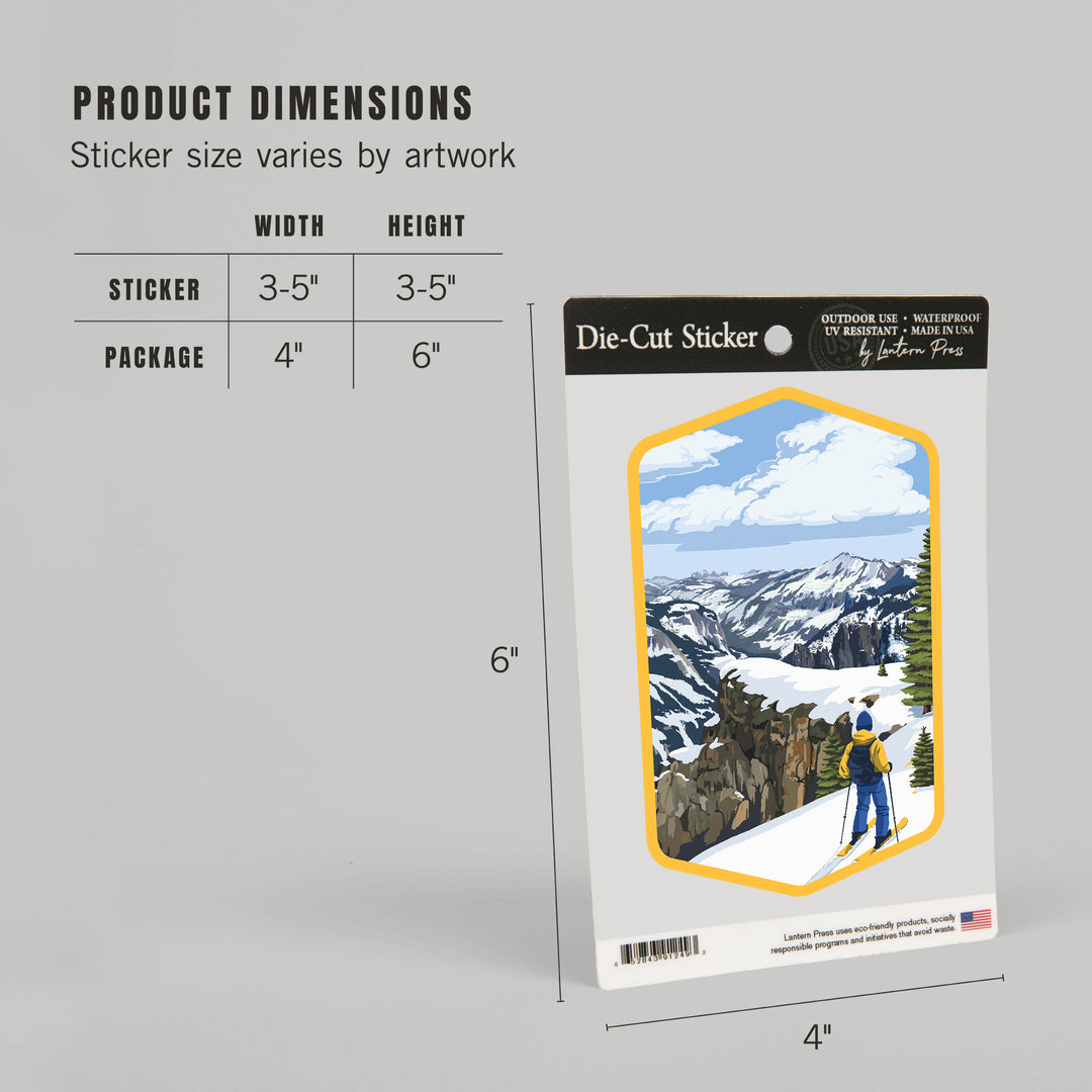 Painterly, Enjoy The View, Vinyl Sticker