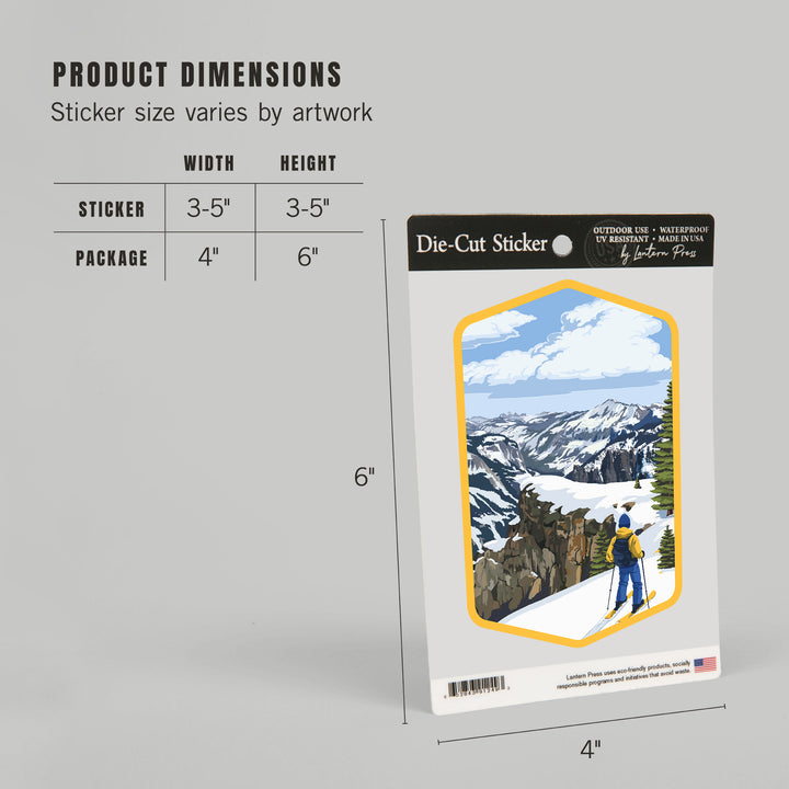 Painterly, Enjoy The View, Vinyl Sticker