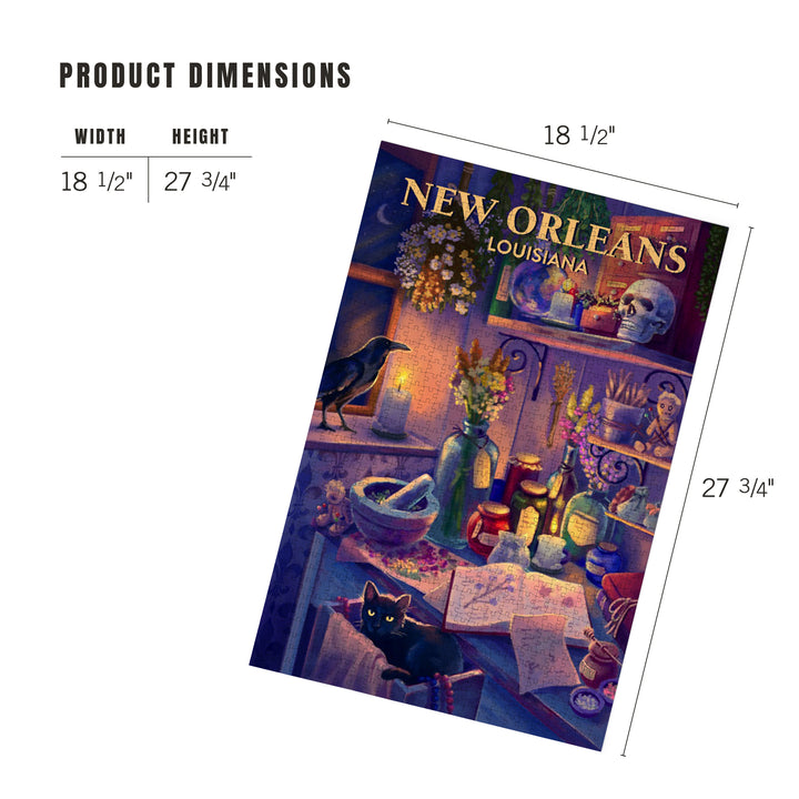 New Orleans, Louisiana Midnight Apothecary, 1000 Piece Jigsaw Puzzle