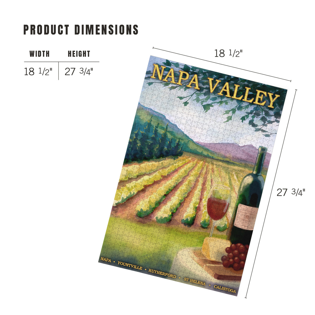 Napa Valley, California, Wine Country, Jigsaw Puzzle