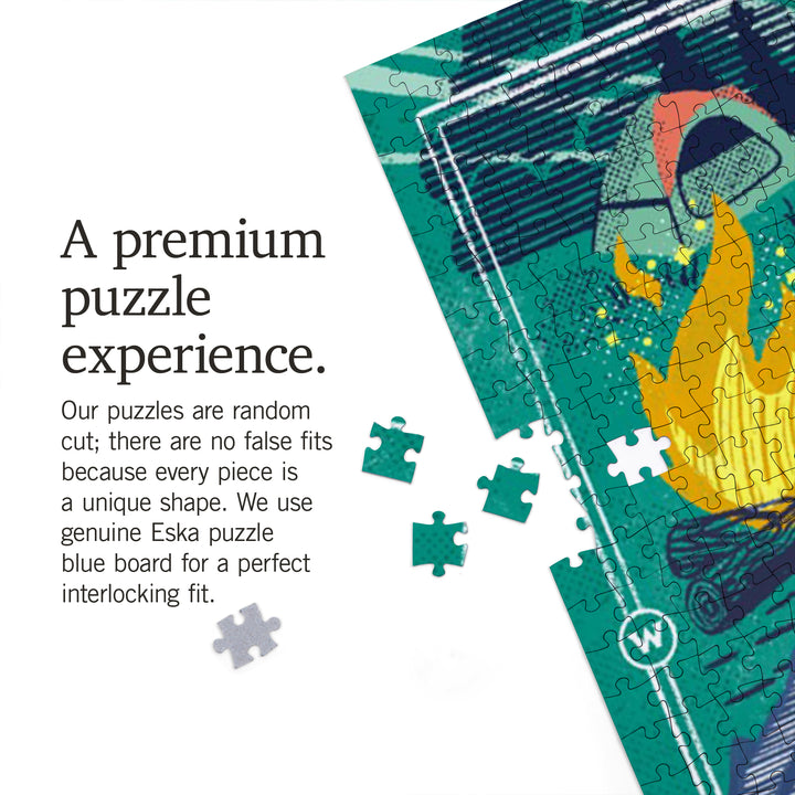 Plain, Washington, Lake Life Series, Collage, Landscape With Mountain, 1000 Piece Jigsaw Puzzle