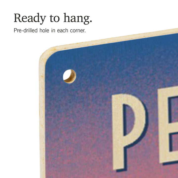 Pennsylvania, Shred the Gnar, Snowboarding, Wood Signs and Postcards