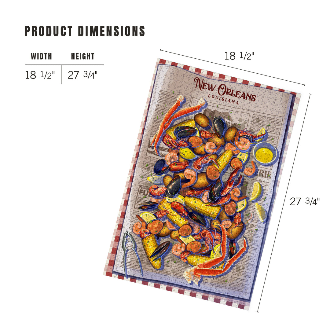 New Orleans, Louisiana, Crawfish Boil, 1000 Piece Jigsaw Puzzle