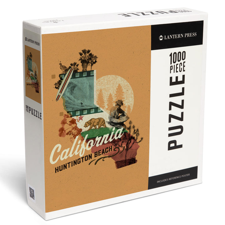 Huntington Beach, California, State Treasure Trove, State Series, Jigsaw Puzzle