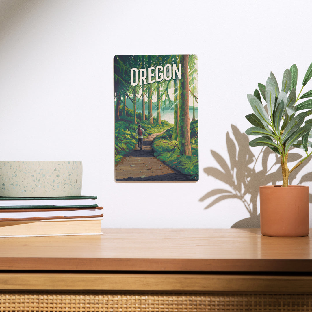 Oregon, Walk In The Woods, Day Hike wood signs and postcards