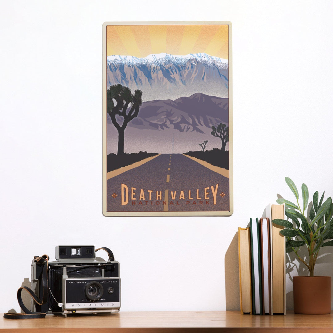 Death Valley National Park, California, Lithograph, Metal Signs Metal Lantern Press 