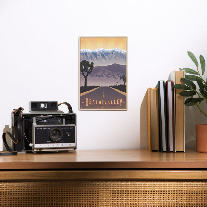 Death Valley National Park, California, Lithograph, Metal Signs Metal Lantern Press 