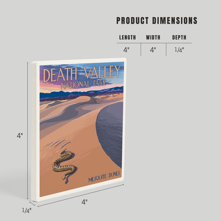 Death Valley National Park, California, Mesquite Dunes, Coasters Coasters Lantern Press 