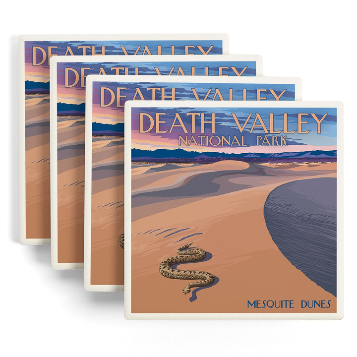 Death Valley National Park, California, Mesquite Dunes, Coasters Coasters Lantern Press 