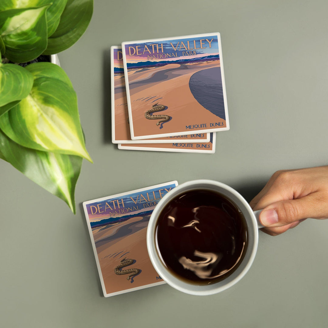 Death Valley National Park, California, Mesquite Dunes, Coasters Coasters Lantern Press 