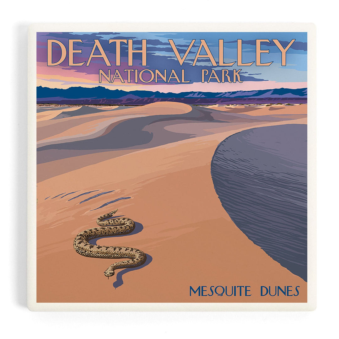 Death Valley National Park, California, Mesquite Dunes, Coasters Coasters Lantern Press 