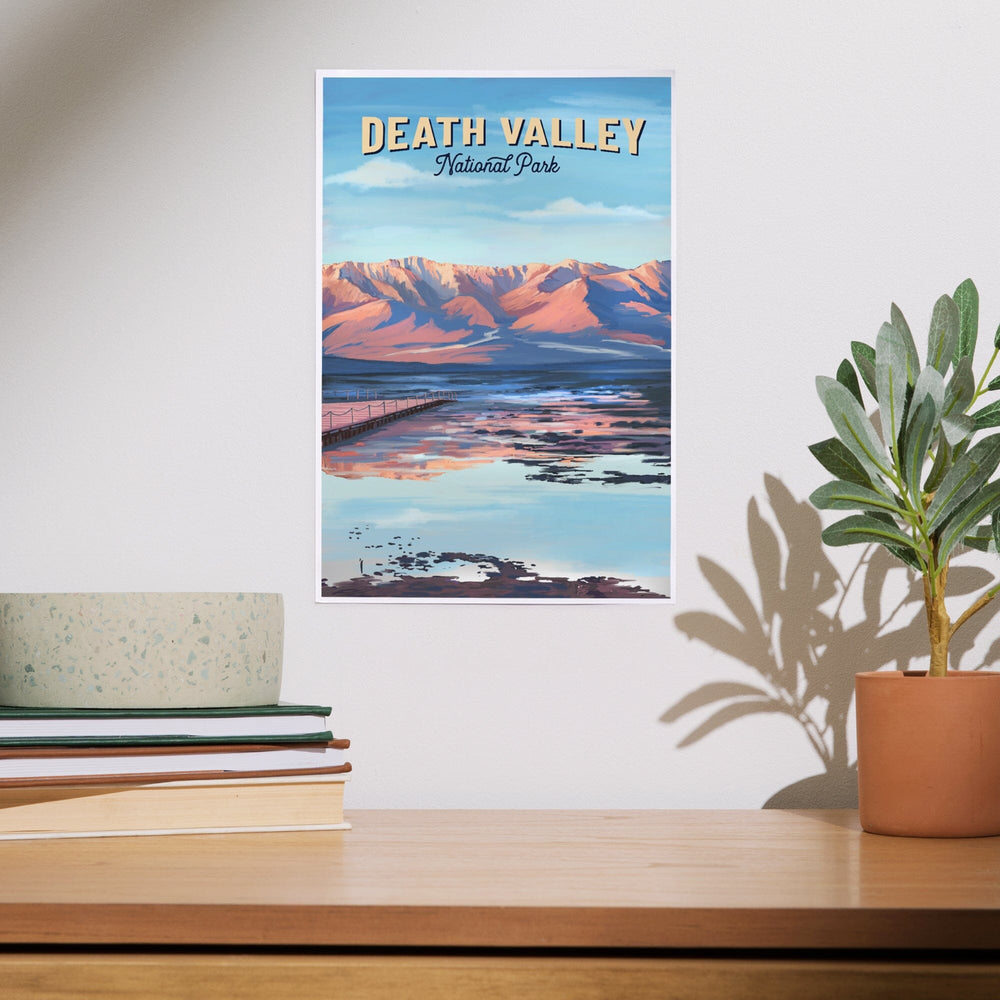 Death Valley National Park, California, Oil Painting, Art & Giclee Prints - Lantern Press