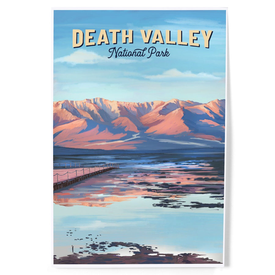 Death Valley National Park, California, Oil Painting, Art & Giclee Prints Art Lantern Press 