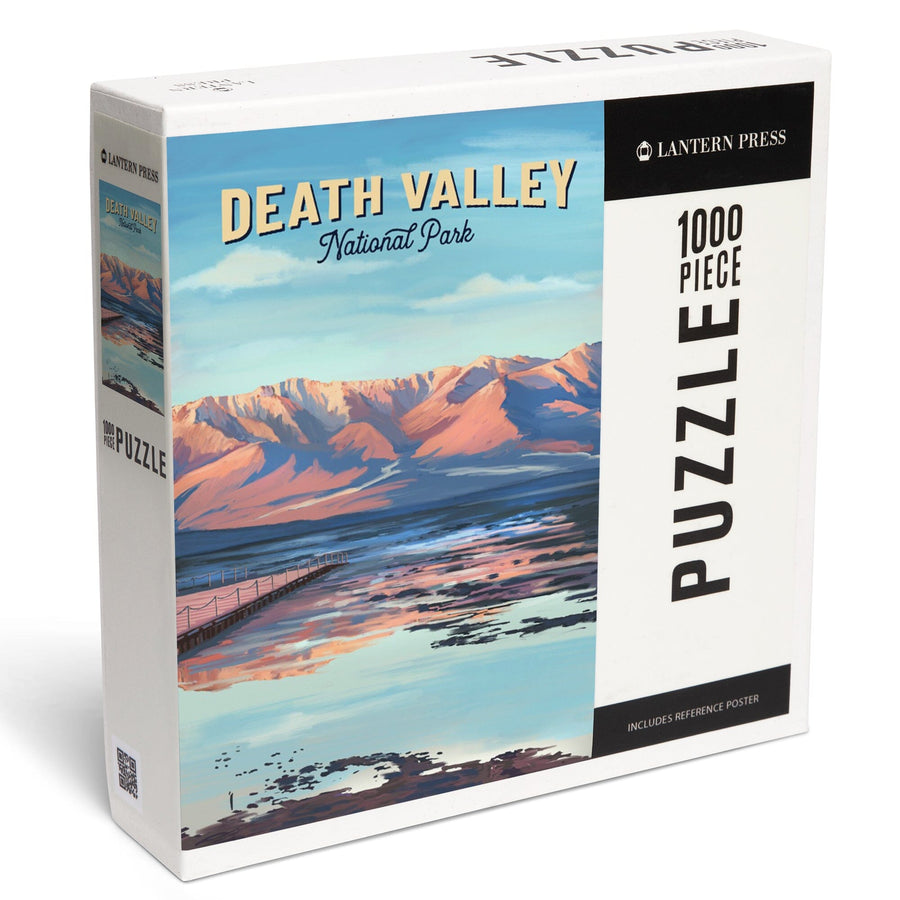 Death Valley National Park, California, Oil Painting, Jigsaw Puzzle Puzzle Lantern Press 