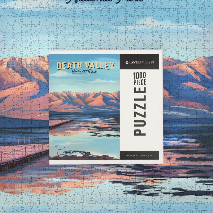 Death Valley National Park, California, Oil Painting, Jigsaw Puzzle Puzzle Lantern Press 