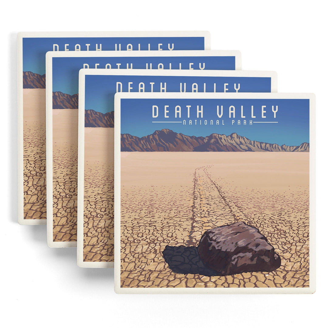 Death Valley National Park, California, Racetrack Playa, Coasters Coasters Lantern Press 