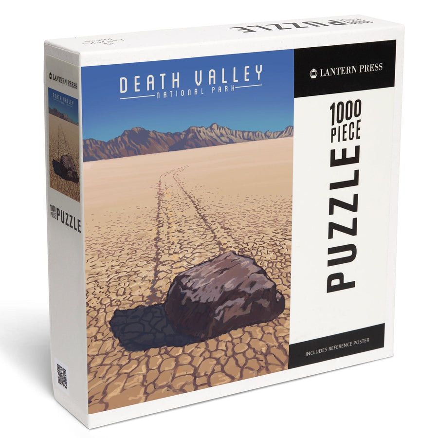 Death Valley National Park, California, Racetrack Playa, Jigsaw Puzzle Puzzle Lantern Press 