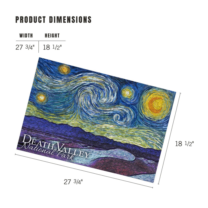 Death Valley National Park, California, Starry Night, Jigsaw Puzzle Puzzle Lantern Press 