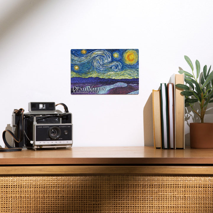 Death Valley National Park, California, Starry Night Metal Lantern Press 