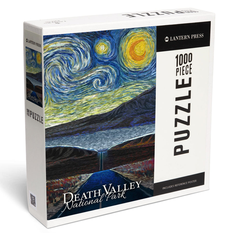 Death Valley National Park, California, Starry Night National Park Series, Jigsaw Puzzle Puzzle Lantern Press 