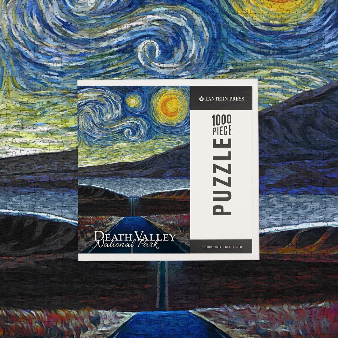 Death Valley National Park, California, Starry Night National Park Series, Jigsaw Puzzle Puzzle Lantern Press 