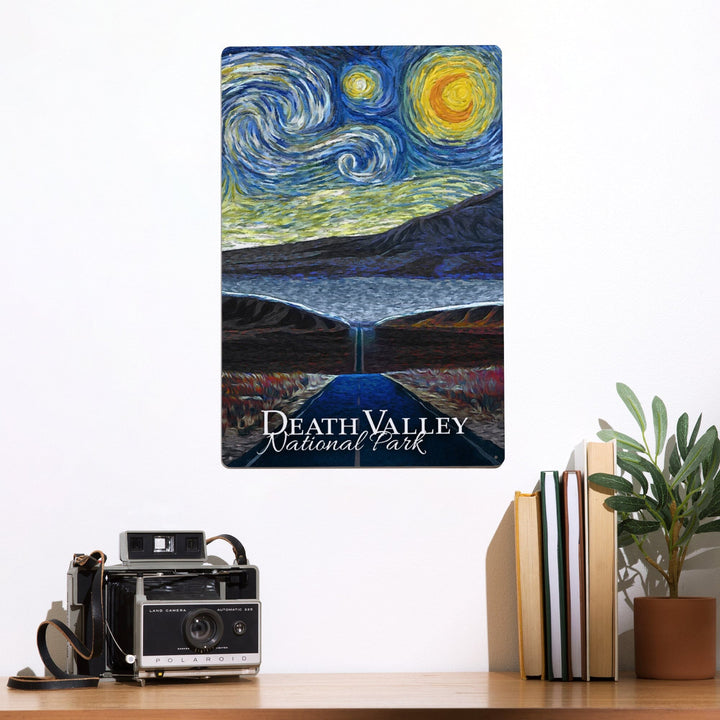 Death Valley National Park, California, Starry Night National Park Series Metal Lantern Press 