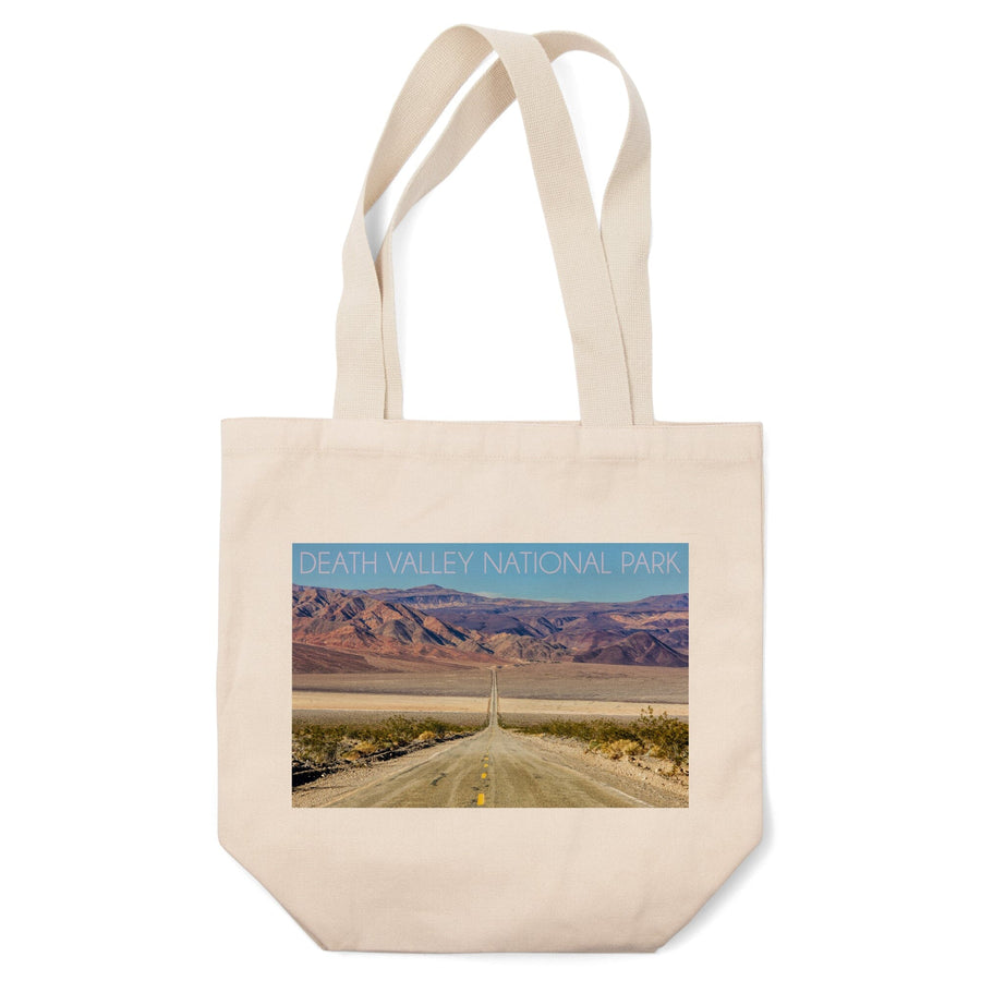 Death Valley National Park, Road, Lantern Press Photography, Tote Bag Totes Lantern Press 